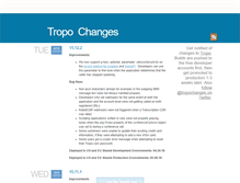 Tablet Screenshot of changes.tropo.com